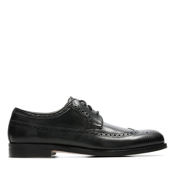 Clarks Mens Coling Limit Brogues Black | USA-9852407